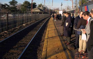 commuter train city work