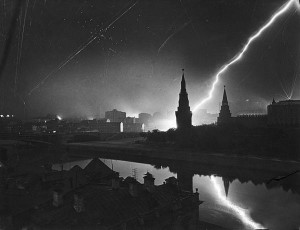 9. German air raid on Moscow in 1941