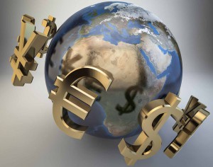 globe world currency economy money travel