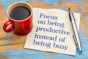 Focus On Being Productive Instead Busy