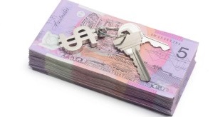 Notes Australian Dollar Money Keys Tenant Deposit Buy Cost House Property 300x200